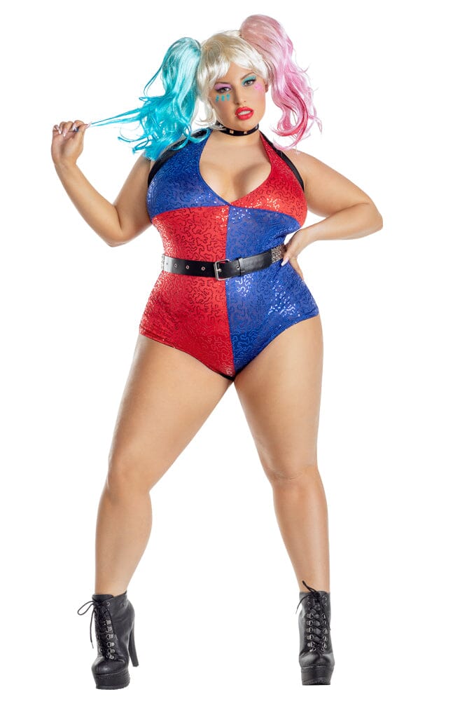 Starline Plus Sexy Suicide Gal Costumes Starline 1X Multicolor 