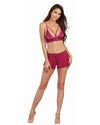 3-Piece Skirt, G-String, and Lace Bralette Set Bralette set Dreamgirl International 