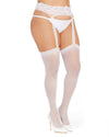 Copy of Plus Size Sheer Suspender Pantyhose Pantyhose Dreamgirl International 
