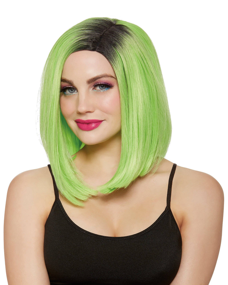 Dip Dye Blunt Lob Wig Wig Dreamgirl Costume 