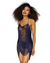 Draped Fringe Chemise Chemise Dreamgirl International 