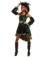 Dreamgirl Emerald Pirate Women's Costume Dreamgirl 