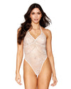 Dreamgirl Sheer Lace Teddy with Pearl Harness Set Teddy Dreamgirl 