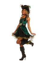 Emerald Pirate Women's Costume Dreamgirl International 