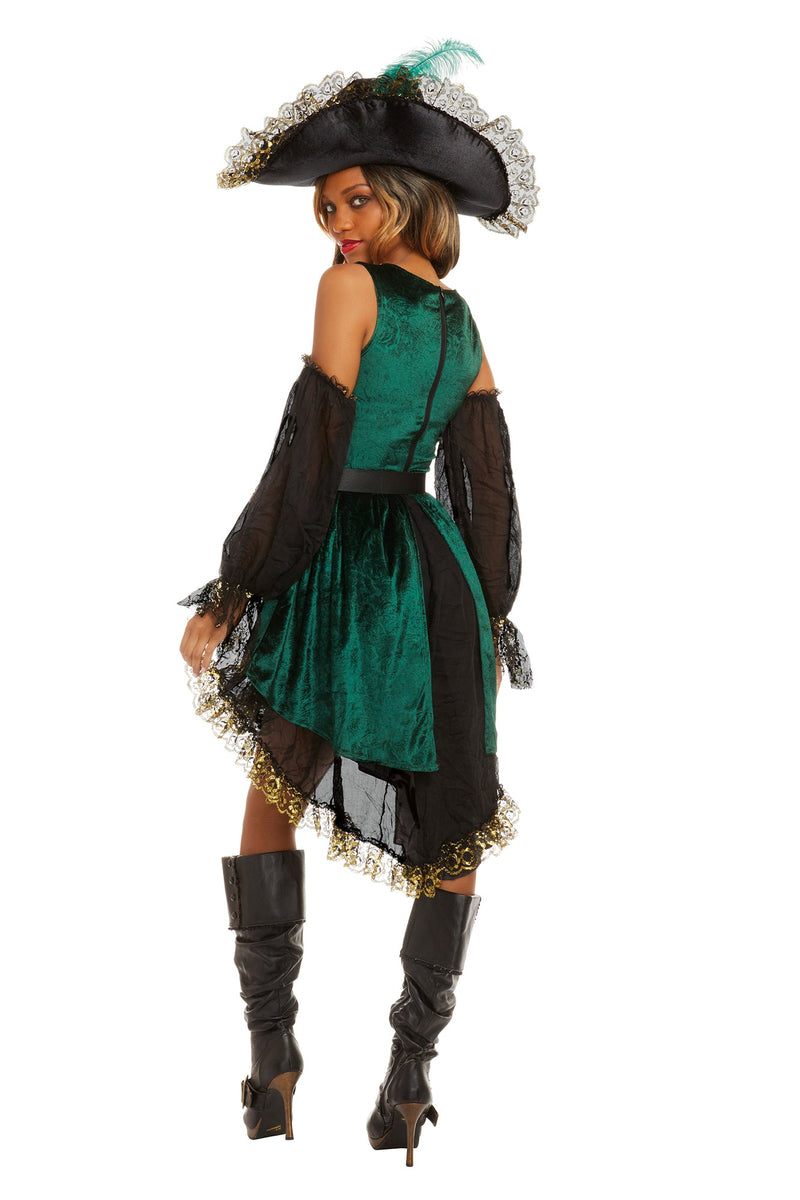 Emerald Pirate Women's Costume Dreamgirl International 