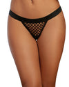 Fishnet G-String with Wide Elastic Waistband Panty Dreamgirl International 