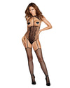Fishnet & Lace Open-Cup Teddy Bodystocking Bodystocking Dreamgirl International 