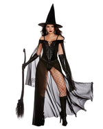 Glam Witch Women's Costume Dreamgirl Costume 