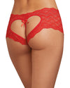 Heart Cutout Lace Panty Panty Dreamgirl International S Red 