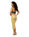 Iridescent Rhinestone Embellished Fishnet Slip Skirt slip skirt Dreamgirl International 