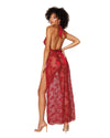 Lace halter gown with matching G-string lingerie Dreamgirl International 