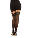 Laced Stay-up Sheer Thigh High Thigh Highs Dreamgirl International 