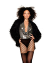 Liquid Shine Slinky Fabric Cowl Neck Camisole, G-String & Rhinestone Metal Underwire Bra Set Camisole Set Dreamgirl 