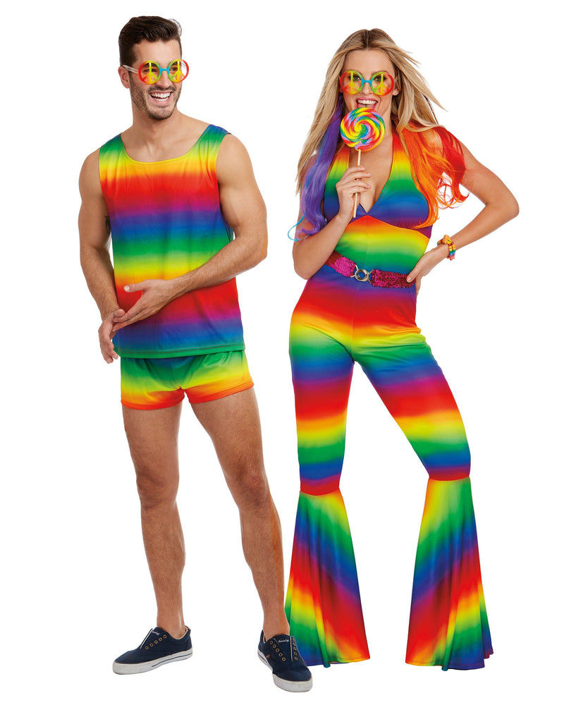 Men's Rainbow Men's Costume Dreamgirl Costume 
