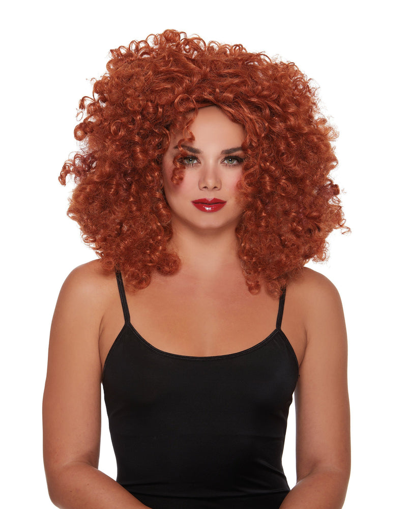 Natural Big Volume Curls Wig Wig Dreamgirl Costume 