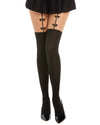 Nude Nylon Pantyhose With Black Knitted Thigh High Pantyhose Dreamgirl International 