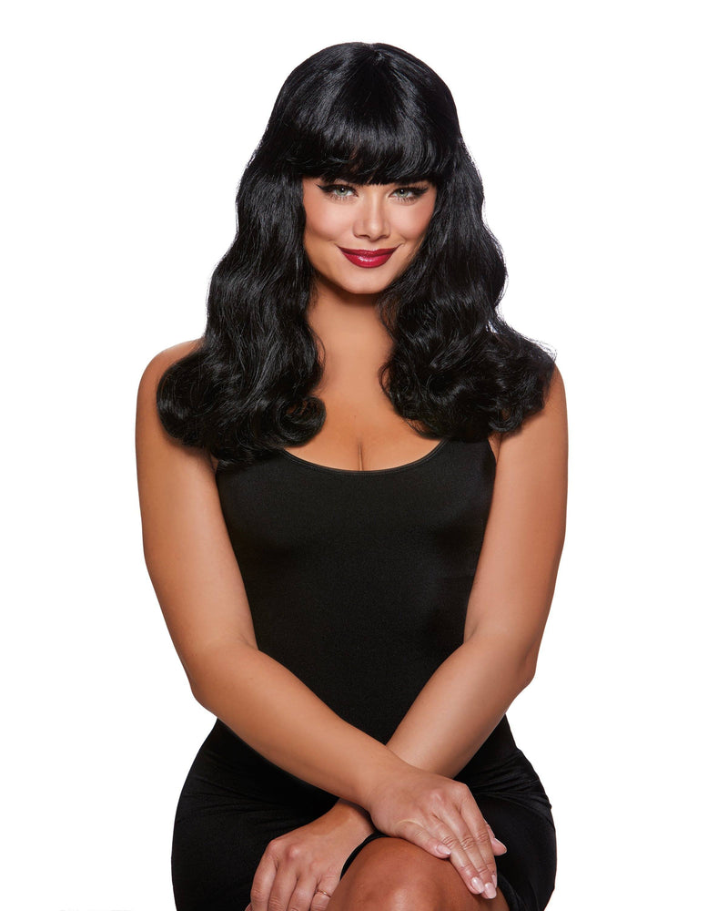 Pin-Up Wig with Bangs Wig Wig Dreamgirl International 