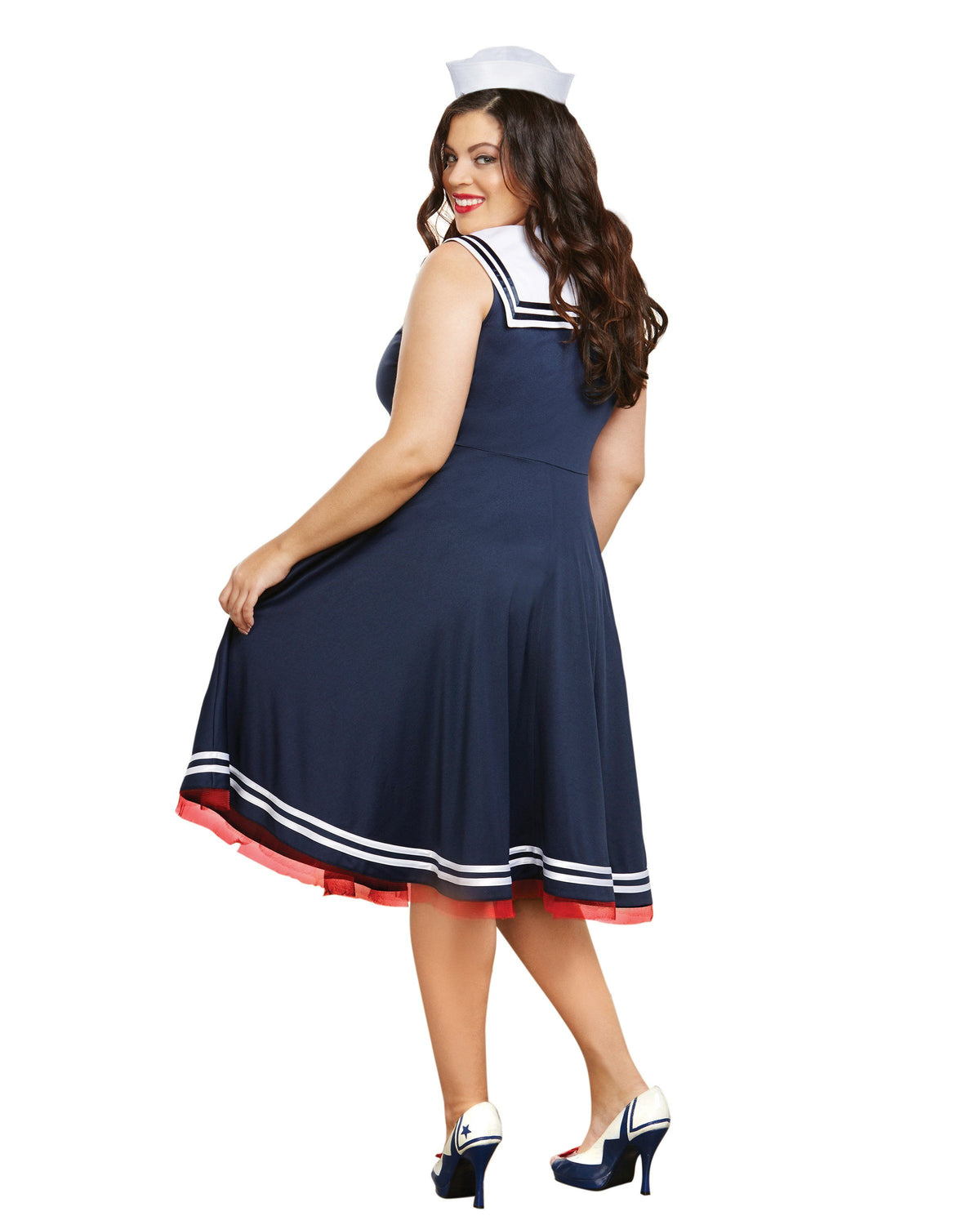 Plus Size All Aboard Women's Costume Dreamgirl Costume 