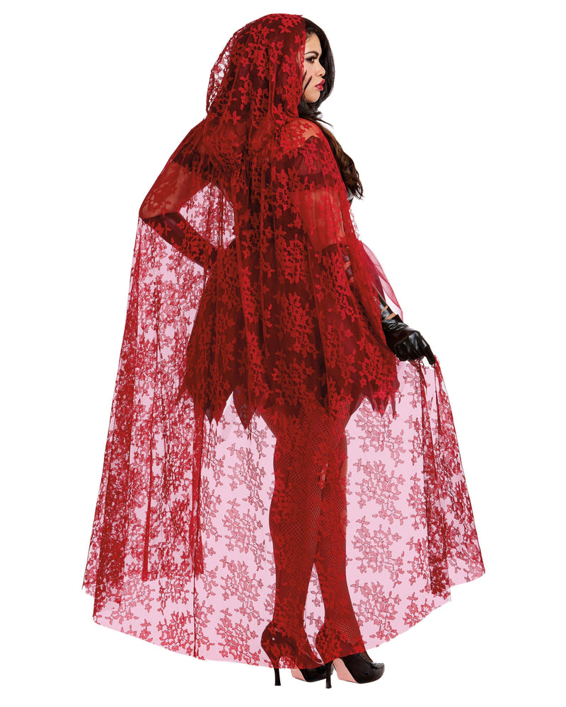 Plus Size Big Bad Red Women's Costume Dreamgirl Costume 