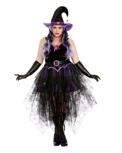 Plus Size Boo-Tiful Witch Women's Costume Dreamgirl International 