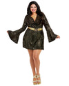 Plus Size Disco Babe Women's Costume Dreamgirl Costume 