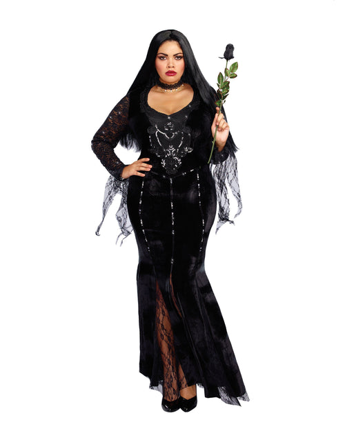 Plus Size Frightfully Beautiful Women's Costume Dreamgirl Costume 