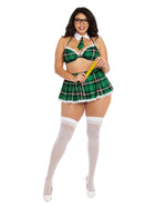 Plus Size Green Plaid Schoolgirl Bedroom Costume Bedroom Costume Dreamgirl International 