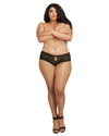 Plus Size Heart Cutout Lace Panty Panty Dreamgirl International 