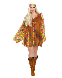 Plus Size Hippie Women's Costume Dreamgirl International 