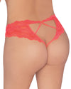 Plus Size Lace Tanga Open-Crotch Panty Dreamgirl International 