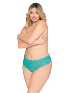 Plus Size Lace Tanga Open-Crotch Panty Panty Dreamgirl International 