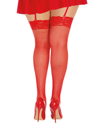 Plus Size Laced Fishnet Thigh High Thigh Highs Dreamgirl International 