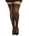 Plus Size Laced Stay-up Sheer Thigh High Thigh Highs Dreamgirl International 