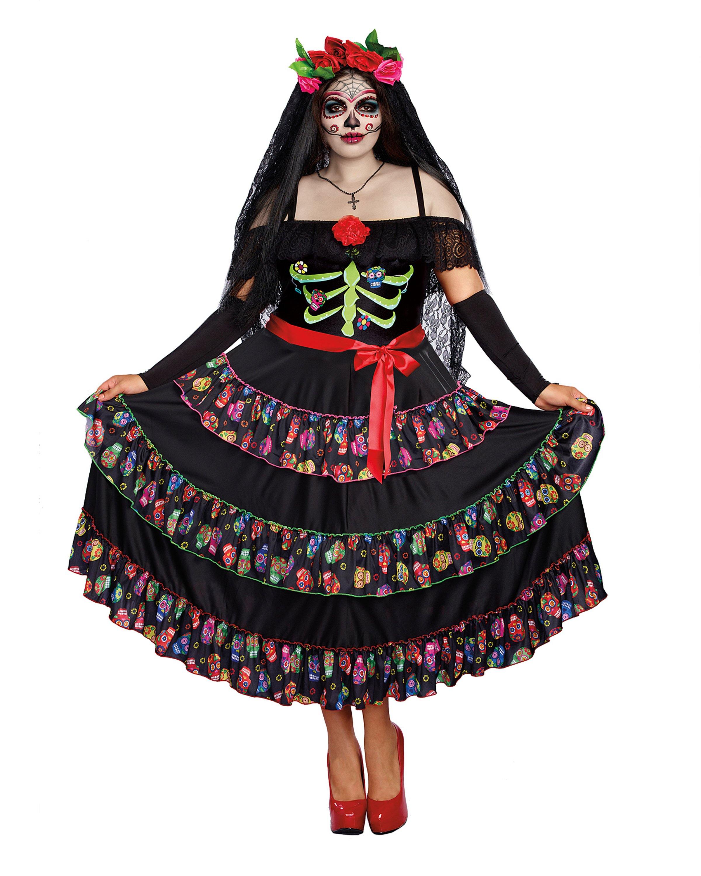 Plus Size Lady of the Dead Women's Costume Dreamgirl Costume 