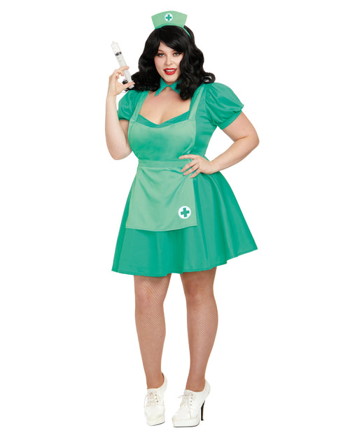 Plus Size Nursie Women's Costume Dreamgirl International 