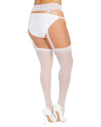 Plus Size Sheer Suspender Pantyhose Pantyhose Dreamgirl International 