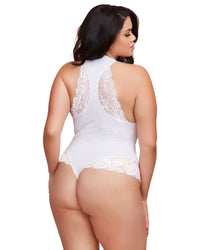 Plus Size Soft Spandex Jersey "Wifey" Bodysuit with Thong Back Bodysuit Dreamgirl International 