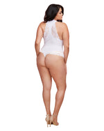 Plus Size Soft Spandex Jersey "Wifey" Bodysuit with Thong Back Bodysuit Dreamgirl International 
