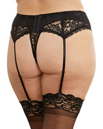 Plus Size Stretch Lace Garter Belt Garter Belt Dreamgirl International 