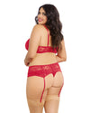 Plus Size Stretch Lace Open Cup Bra Bra Dreamgirl International 