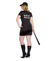 Plus Size SWAT Police - Black Women's Costume Dreamgirl Costume 