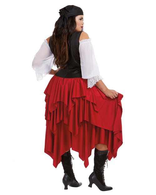 Plus Size Women's Ships Ahoy Women's Costume Dreamgirl Costume 