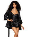 Satin Robe & Chemise Set Robe Dreamgirl International 