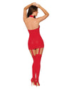 Sheer Garter Bodystocking with Thigh High Garter Dress Dreamgirl International 