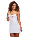 Soft Spandex Jersey "I Do" Chemise with Cutout Heart in Back Chemise Dreamgirl International 