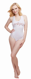 Soft Spandex Jersey "Wifey" Bodysuit with Thong Back Bodysuit Dreamgirl International 