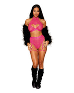 Stretch Lace Bralette and Garter Panty Set Bralette set Dreamgirl 