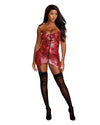 Stretch Shiny Snakeskin Microfiber Garter Slip Garter Slip Dreamgirl International 