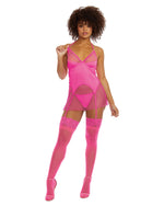 Two-Layered Fishnet Garter Slip Garter Slip Dreamgirl International 