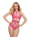 Two-Piece Collared Bralette & Panty Playset Dreamgirl International 